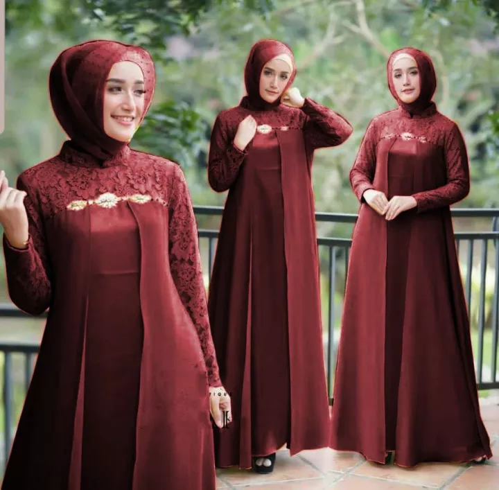 Inspirasi Model Baju Gamis Terbaru 2022 Untuk Wanita Berhijab Radio Unimma